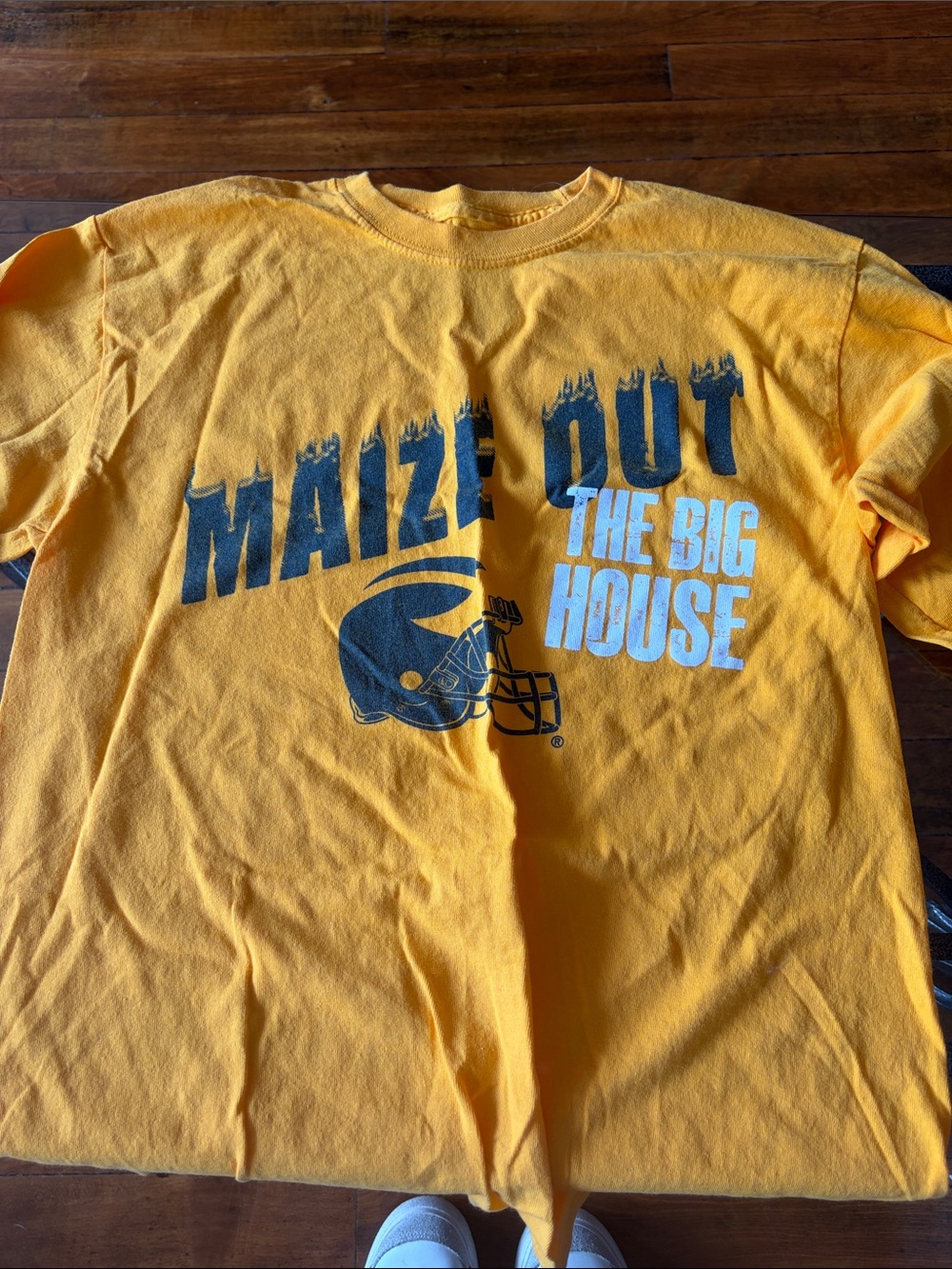 Maize Out The Big House Graphic Tee - Yellow